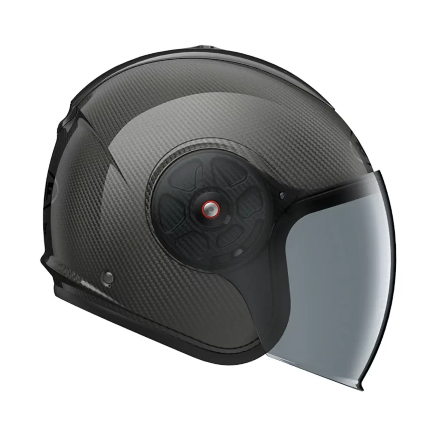Roof Wisper RO9 Carbon Glossy 22-06 motorhelm met carbon constructie en glanzende afwerking