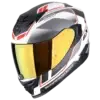 Scorpion Exo-520 Evo Air Lena Matt White-Silver-Red