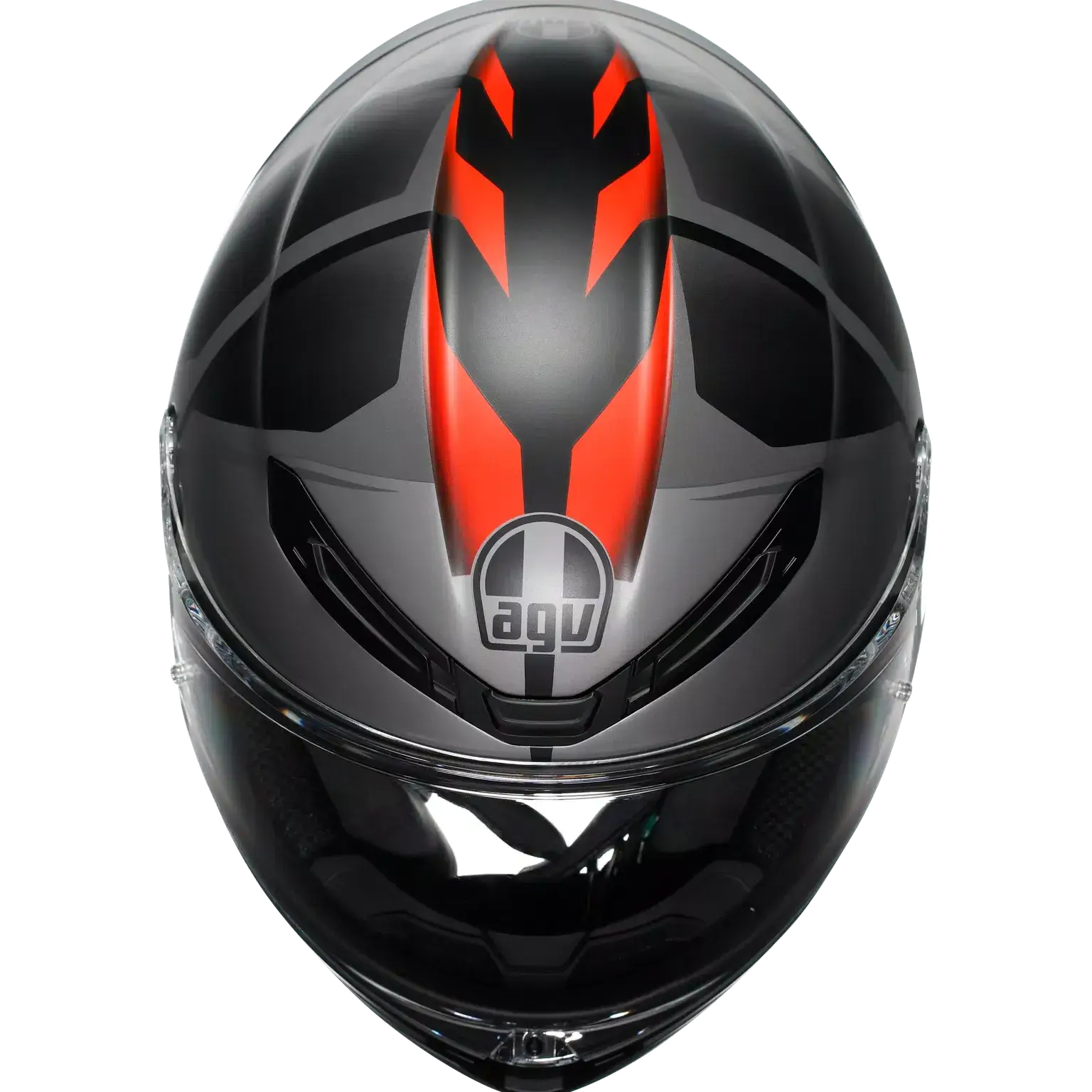 AGV K6 S Karve Matt Black Grey Red - Vespucci