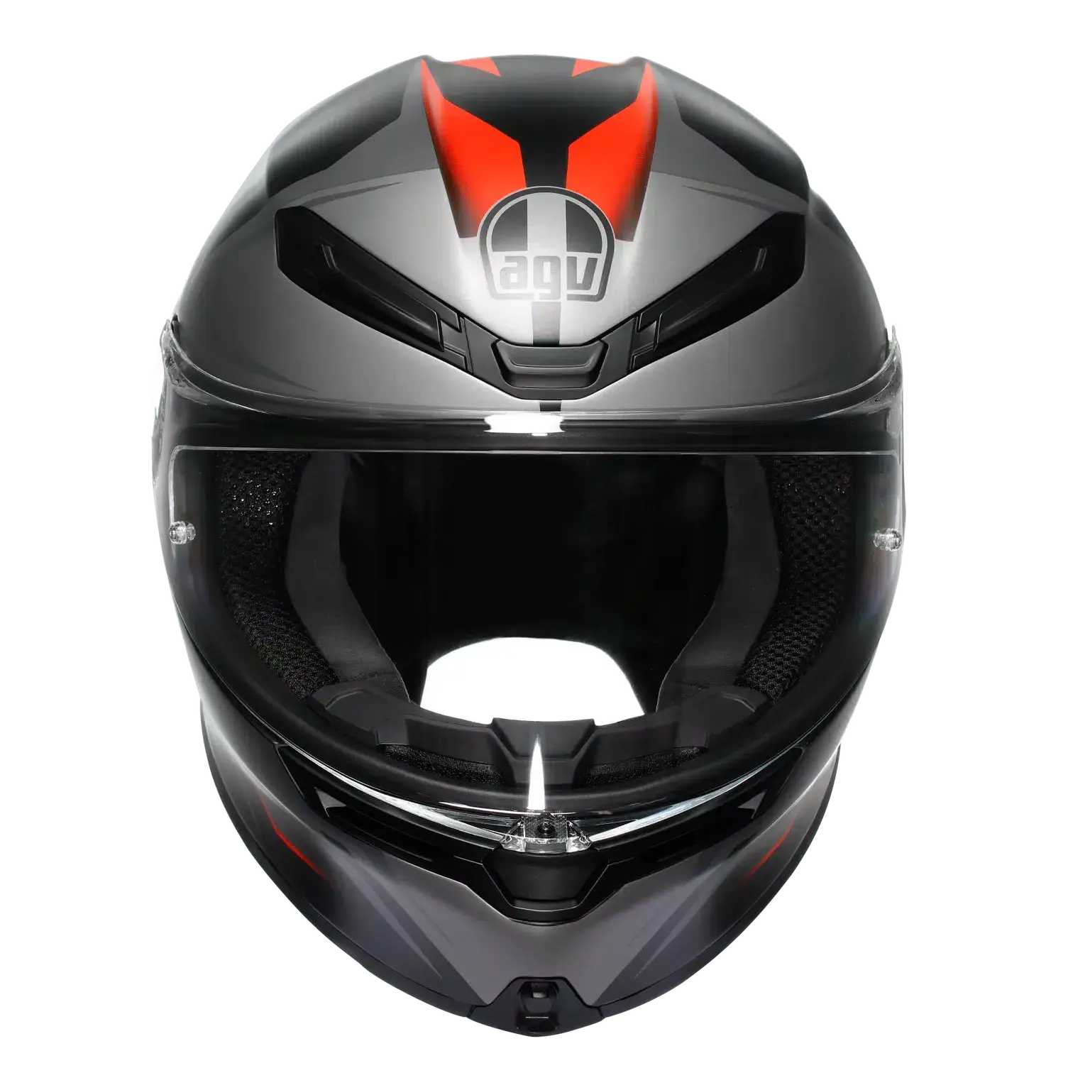 AGV K6 S Karve Matt Black Grey Red - Vespucci