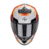 Scorpion EXO-R1 Evo II Adrenaline grey red orange voorkant