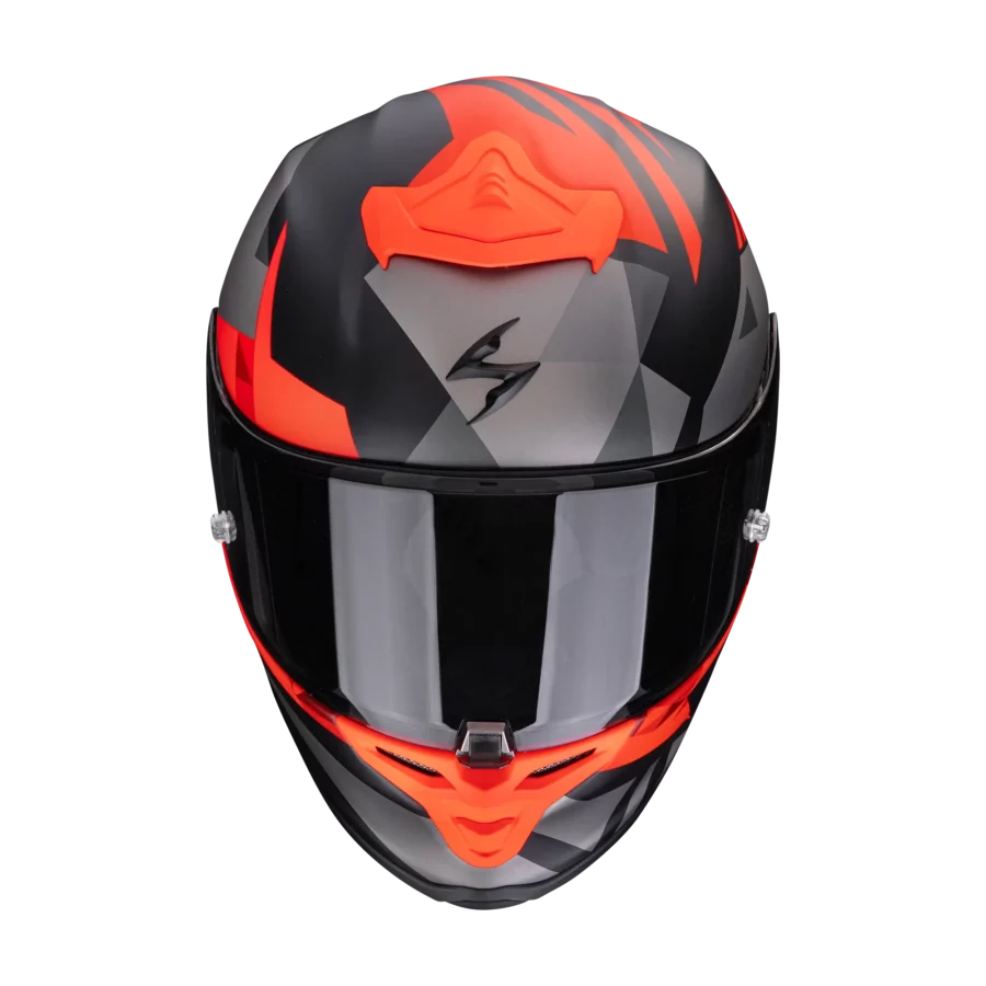 Scorpion EXO-R1 Evo II Air Valere matt black red voorkant