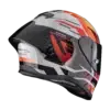 Scorpion EXO-R1 Evo II Adrenaline grey red orange achterkant