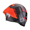 Scorpion EXO-R1 Evo II Air Valere matt black red achterzijde