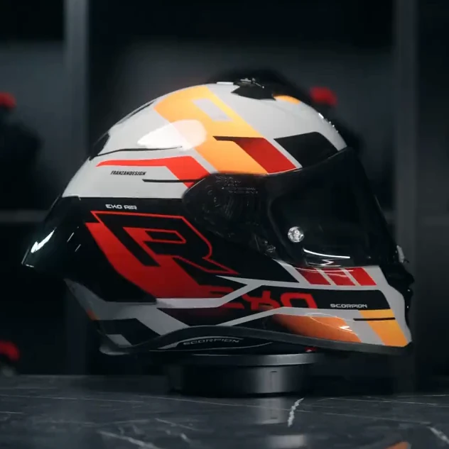 orange scorpion helmets EXO VX-16 Off Road Helmet Prism / MD The wide eye port allows for greater peripheral vision and accommodates most sizes and brands of goggles New Scorpion EXO-520 EVO Air