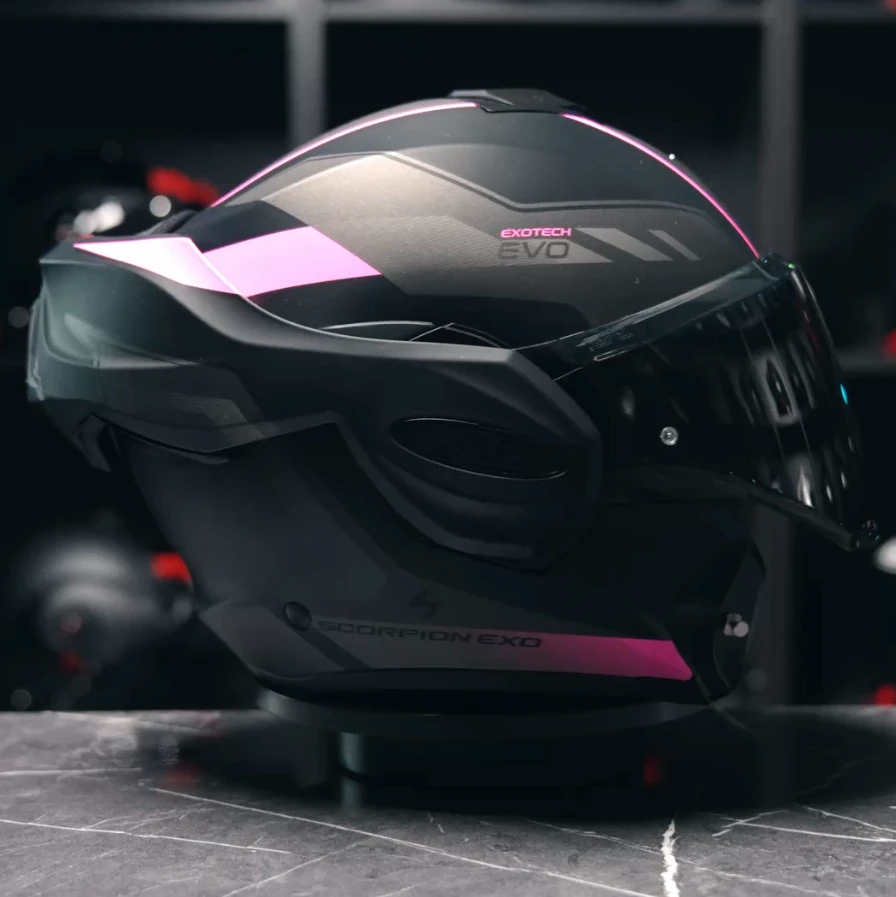Scorpion Exo-Tech Evo Socius Matt Black Pink - Vespucci