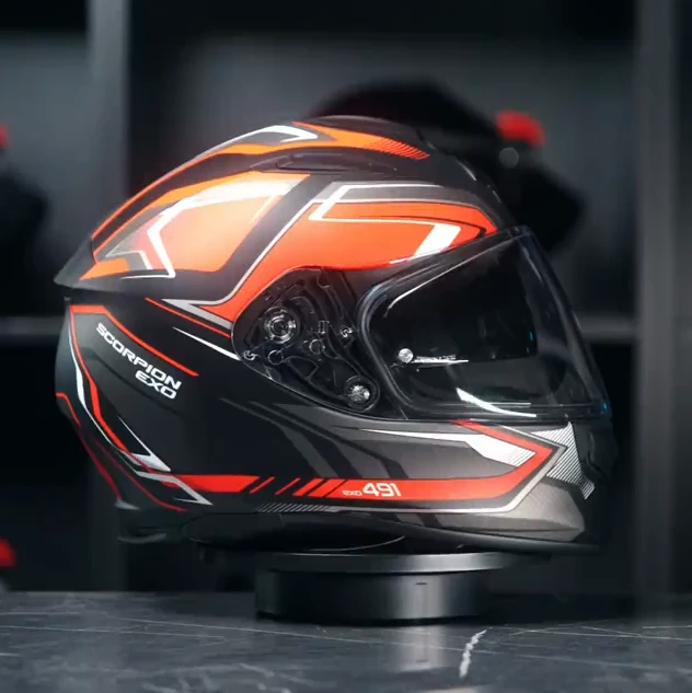 Scorpion Exo-491 Zumo Matt Black Red - Vespucci
