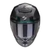 Scorpion EXO R1 EVO Carbon Air Propel Black Green motorhelm met vizier