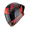 Scorpion EXO-R1 Evo II Vital motorhelm black silver red
