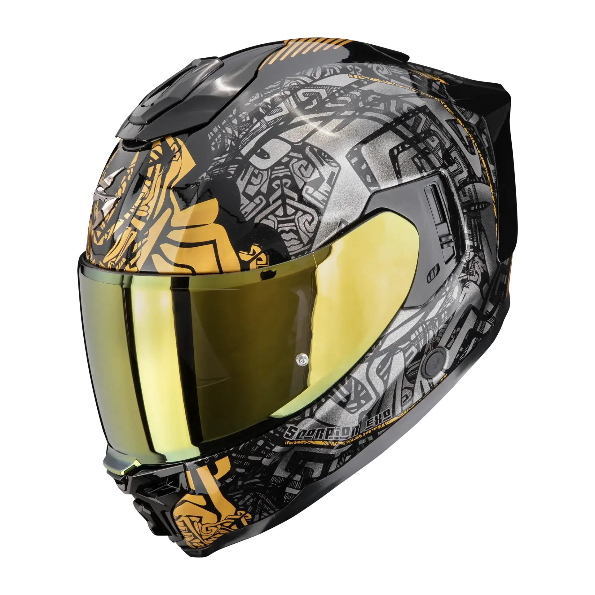 Scorpion EXO-1500 Apus Noir Gris Or