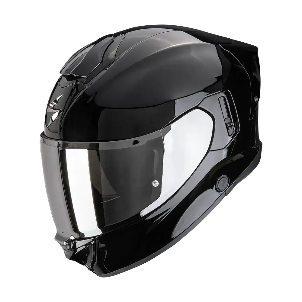 Scorpion EXO-530 solide noir brillant