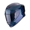 Scorpion EXO R1 EVO Carbon Air Onyx Blue motorhelm integraal
