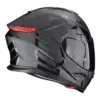 Scorpion EXO-GT SP Air Noble Matt Black Casque de moto noir, vue latérale avec le logo Scorpion EXO