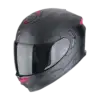 scorpionexo-gtspair-solidmattblackpink-foto1.webp Scorpion EXO-GT SP Air Solid Matt Black Pink motorhelm met matzwarte afwerking en roze details