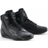 Alpinestars Faster 4 Drystar motorschoenen – zwart-grijs frontal view
