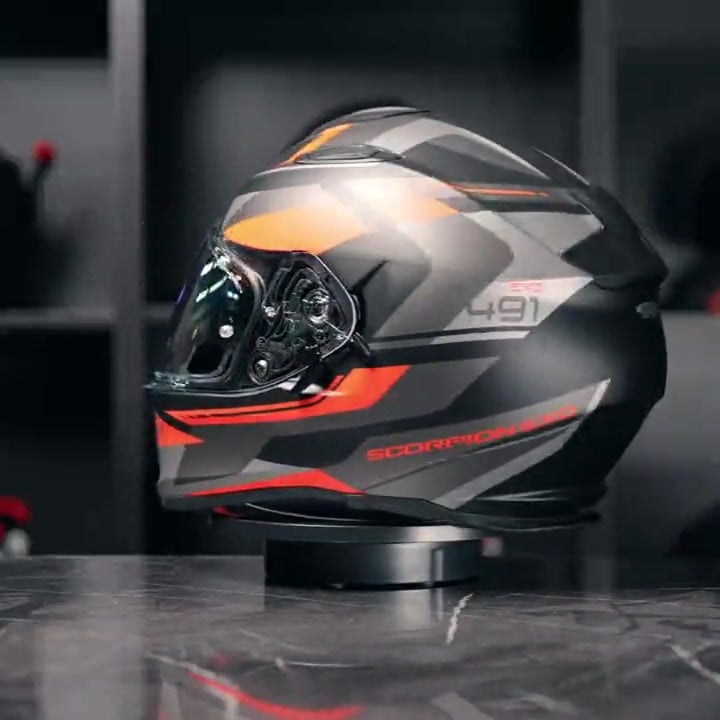 Scorpion Exo-491 Abilis Black-Silver-White - Vespucci
