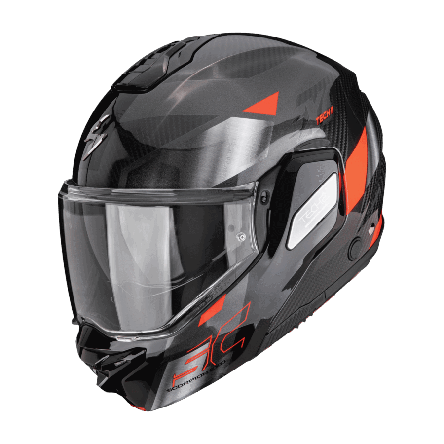 Scorpion EXO-TECH II Carbon DRIFT Noir Argent Rouge
