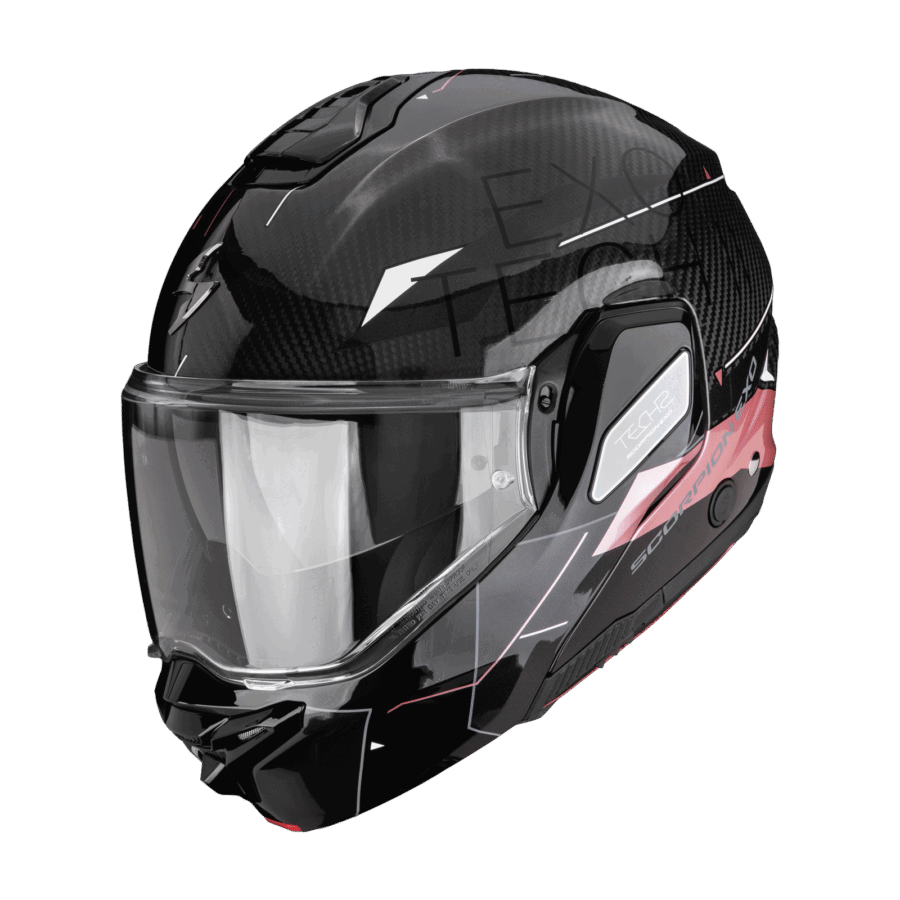 Scorpion EXO-TECH II Carbon VIATOR Noir et Rose