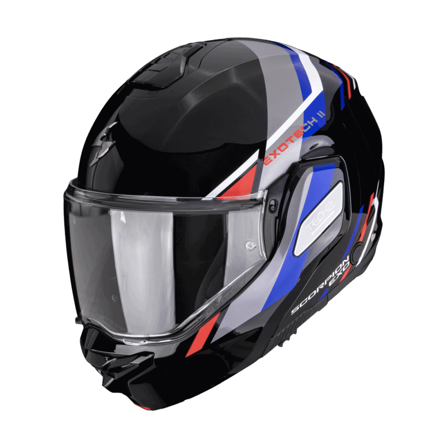 Scorpion EXO-TECH II Markus Noir Bleu Rouge