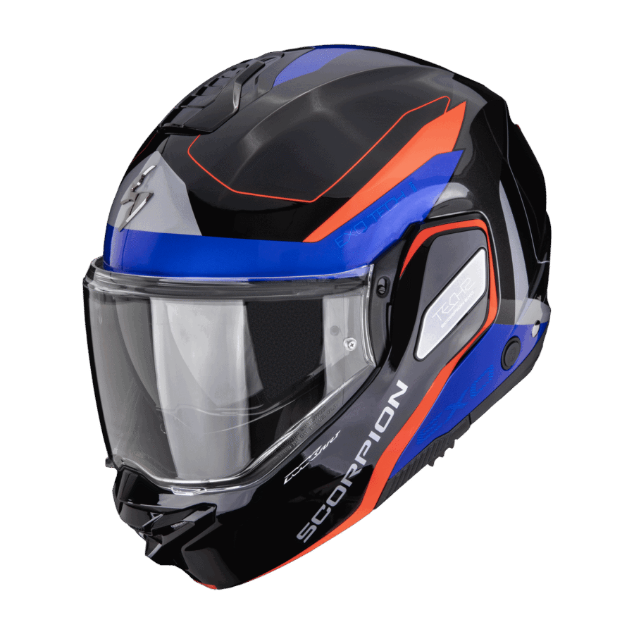 Scorpion EXO-TECH II Passager Noir Rouge Bleu