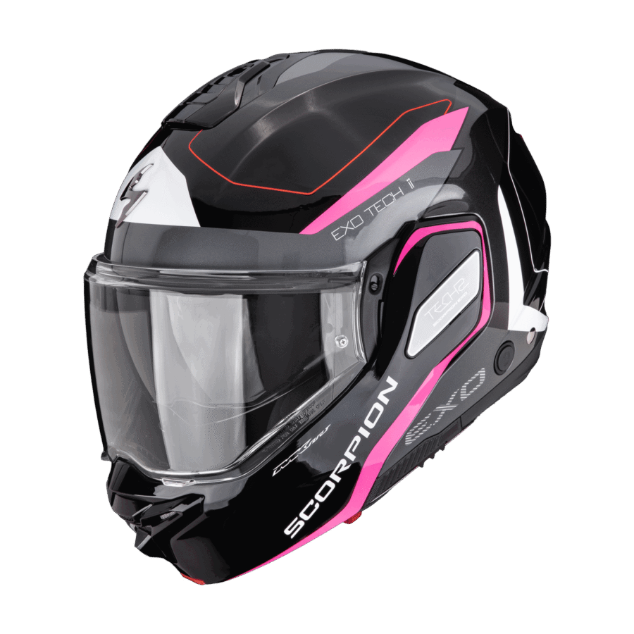 Scorpion EXO-TECH II Passager Noir Argent Rose
