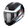 Scorpion EXO-TECH II Passager Noir Blanc Bleu