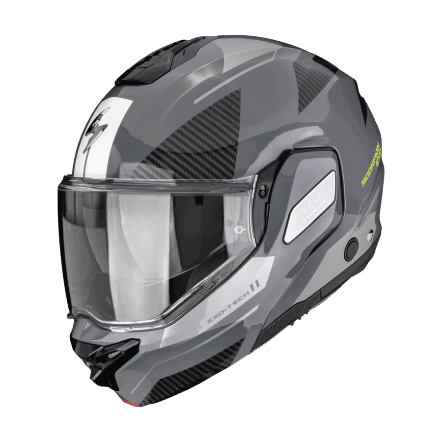 Scorpion EXO-TECH II Void Argent Jaune néon