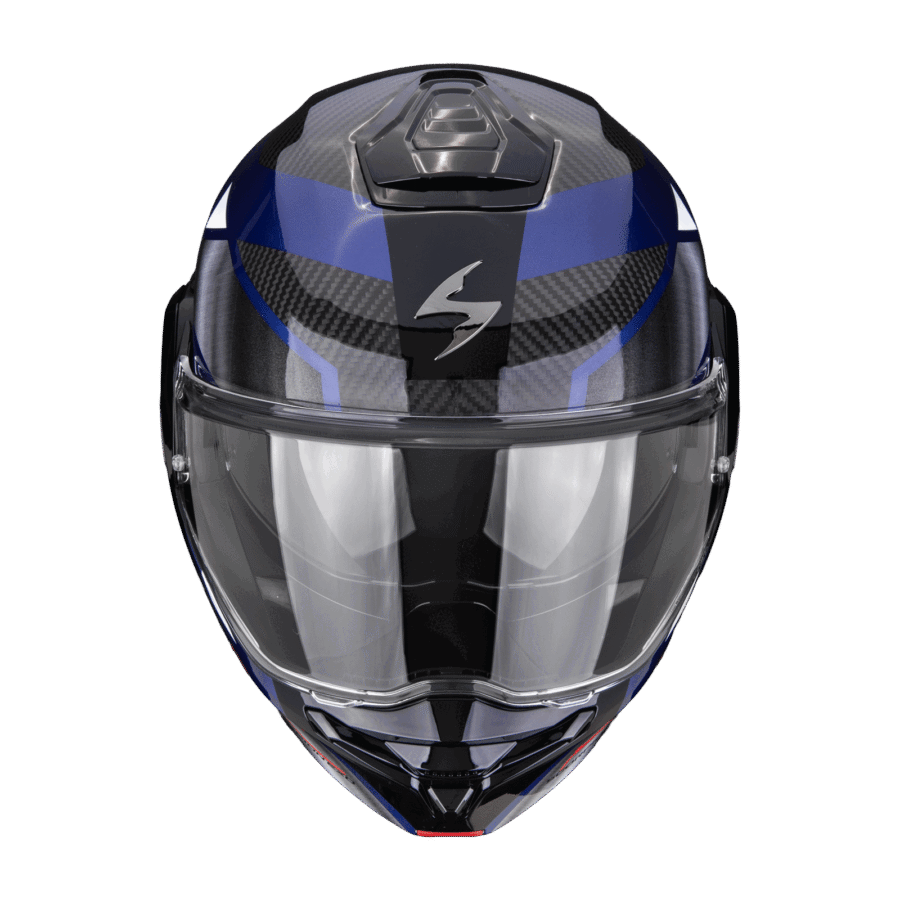 Scorpion EXO-TECH II Carbon DRIFT Noir Argent Bleu
