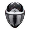 Scorpion EXO-TECH II Passager Noir Blanc Bleu