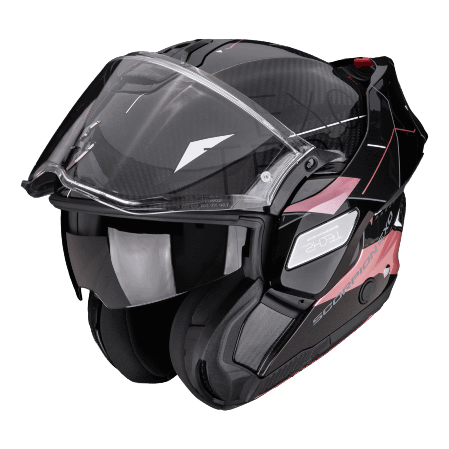 Scorpion EXO-TECH II Carbon VIATOR Noir et Rose