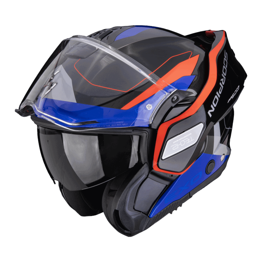 Scorpion EXO-TECH II Passager Noir Rouge Bleu