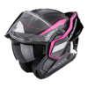 Scorpion EXO-TECH II Passager Noir Argent Rose