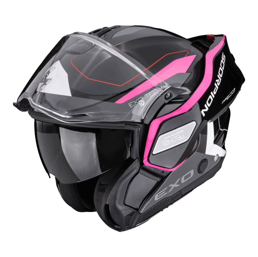 Scorpion EXO-TECH II Passager Noir Argent Rose