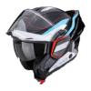 Scorpion EXO-TECH II Passager Noir Blanc Bleu