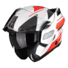 Scorpion EXO-TECH II Blanc, Argent, Rouge