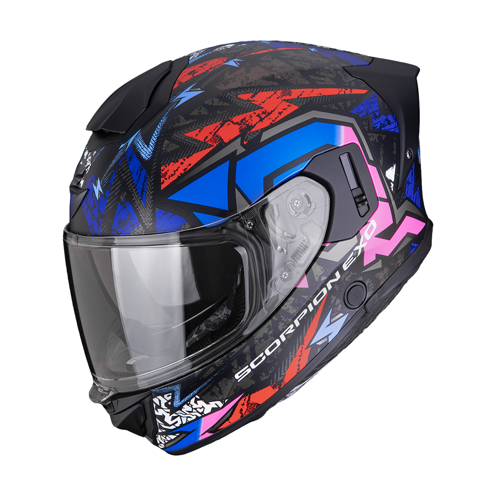 Scorpion EXO-530 Meteor Mattschwarz-Rosa